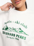 Фото #3 товара Threadbare Ski embroidered sweater in white