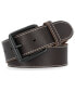 Men's 38mm Contrast Stitch Leather Belt