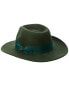 Фото #2 товара Who Ced Ribbon Band Wool Felt Fedora Men's Green L