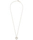 Фото #3 товара Macy's diamond Open Heart Pendant Necklace (1/2 ct. t.w.) in 14k Gold, 18" + 2" extender
