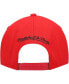 Men's Red Philadelphia 76ers Hardwood Classics Tonal Snapback Hat