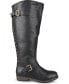 ფოტო #7 პროდუქტის Women's Wide Calf Spokane Studded Knee High Boots