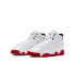 [323419-160] Grade School Air Jordan 6 RINGS GS 'WHITE UNIVERSITY RED'