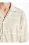 Фото #4 товара Рубашка LC WAIKIKI Slim Fit с коротким рукавом и узором
