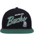 Men's Black, Hunter Green Milwaukee Bucks Team Script 2.0 Fitted Hat