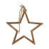 Фото #1 товара Новогоднее украшение Звезда Пурпурин Силуэт 28,5 x 6 x 56 cm Серебристый Деревянный