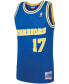 Фото #3 товара Men's Chris Mullin Royal Golden State Warriors 1993-94 Hardwood Classics Swingman Player Jersey