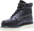 Фото #8 товара Wolverine Wedge Steel Toe 6" W08152 Mens Black Leather Lace Up Work Boots