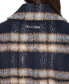 ფოტო #5 პროდუქტის Women's Single-Breasted Plaid Notch-Neck Coat