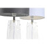 Desk lamp DKD Home Decor Crystal Transparent White Light grey 30 x 30 x 54 cm (2 Units)