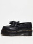 Dr Martens Adrian quad loafers in black smooth leather