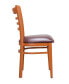 Фото #4 товара Linon Home Decor Brainard Side Chair, Set of 2