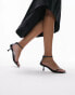 Фото #1 товара Topshop Imogen two part mid heel sandal in black