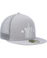 ფოტო #3 პროდუქტის Men's Gray Washington Nationals 2023 On-Field Batting Practice 59FIFTY Fitted Hat