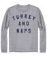Фото #1 товара Hybrid Men's Football Turkey Nap Repeat Short Sleeve T-shirt
