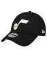 Фото #1 товара Men's Black Utah Jazz The League 9FORTY Adjustable Hat