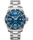 ფოტო #1 პროდუქტის Men's Swiss Automatic HydroConquest Stainless Steel Bracelet Watch 44mm