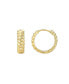 ფოტო #1 პროდუქტის 14K Gold Braided Huggie Earrings