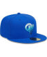 Фото #3 товара Men's Royal Los Angeles Rams Gradient 59FIFTY Fitted Hat