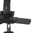 Фото #6 товара StarTech.com Sit Stand Dual Monitor Arm - Desk Mount Dual Computer Monitor Adjustable Standing Workstation for up to 24" Displays - VESA Ergonomic Stand Up Desk Converter w/ Keyboard Tray - Black - 61 cm (24") - 360° - 90° - 0 - 30° - 16 kg