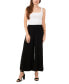 Фото #3 товара Women's Relaxed Wide-Leg Pull-On Pants
