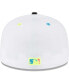 Фото #2 товара Men's White Cincinnati Reds Neon Eye 59FIFTY Fitted Hat