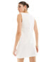 Nobody's Child Piper cotton pinny dress in white Белый, 38 - фото #2