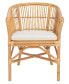 Olivia Rattan Accent Chair with Cushion