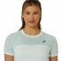 Short-sleeve Sports T-shirt Asics Court White Lady Tennis