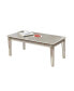 Фото #1 товара Contemporary Wood Coffee Table with Mirrored Legs, Champagne