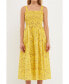 Фото #1 товара Платье с цветочным принтом English Factory "Smocked Dress" для женщин