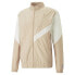 Фото #1 товара Puma Run Ciele Woven FullZip Tracksuit Jacket Mens Beige Casual Athletic Outerwe