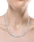 ფოტო #2 პროდუქტის Men's Curb Link 24" Sterling Silver Necklace Chain (5-1/2mm)