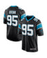 Men's Derrick Brown Black Carolina Panthers Player Game Jersey