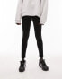 Фото #1 товара Topshop Petite basic ankle legging in black