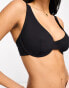 Фото #6 товара ASOS DESIGN Fuller Bust Marina nylon blend smoothing underwire bra in black