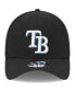 Фото #3 товара Men's Black Tampa Bay Rays Logo 39THIRTY Flex Hat