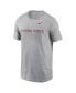 Men's Heather Gray Florida State Seminoles Primetime Evergreen Wordmark T-Shirt Серый, 2XL - фото #2