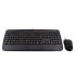 Фото #2 товара V7 Full Size USB Keyboard with Palm Rest and Ambidextrous Mouse Combo - DE - Full-size (100%) - USB - Membrane - QWERTZ - Black - Mouse included