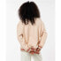 Фото #2 товара Толстовка без капюшона женская Rip Curl Crew Striped Светло-коричневый