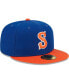 Фото #3 товара Men's Blue Syracuse Mets Authentic Collection 59FIFTY Fitted Hat