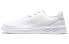 White Xtep Base Striped Leather Breathable Low Sneakers White
