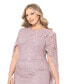 Фото #4 товара Plus Size Lace Capelet Sheath Dress