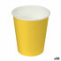 Фото #1 товара Набор стаканов Algon Картон Одноразовые Жёлтый 36 штук (24 Предметы)