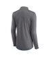 Women's Gray Florida Gators Corner Quarter-Zip Top