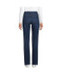 Фото #2 товара Petite Recover High Rise Straight Leg Blue Jeans