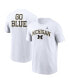 Фото #1 товара Men's White Michigan Wolverines Blitz 2-Hit T-Shirt