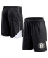 Фото #1 товара Men's Black Brooklyn Nets Slice Shorts