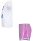 ფოტო #3 პროდუქტის Little Girls Dri-FIT All Day Short Sleeve Tee and Shorts Set