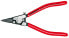 KNIPEX 46 11 G0 - Circlip pliers - Chromium-vanadium steel - Plastic - Red - 14 cm - 87 g